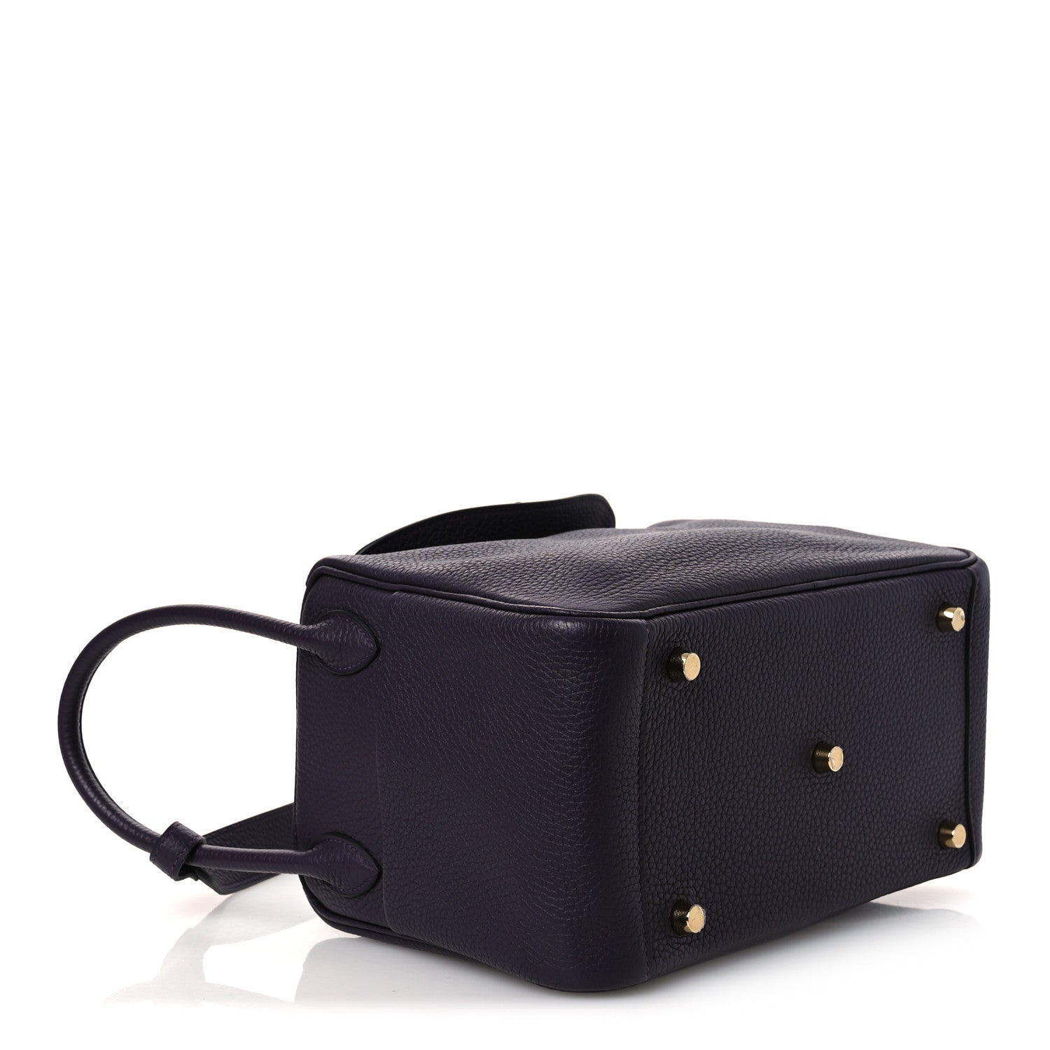 Hermès Taurillon Clemence Lindy 26 Raisin