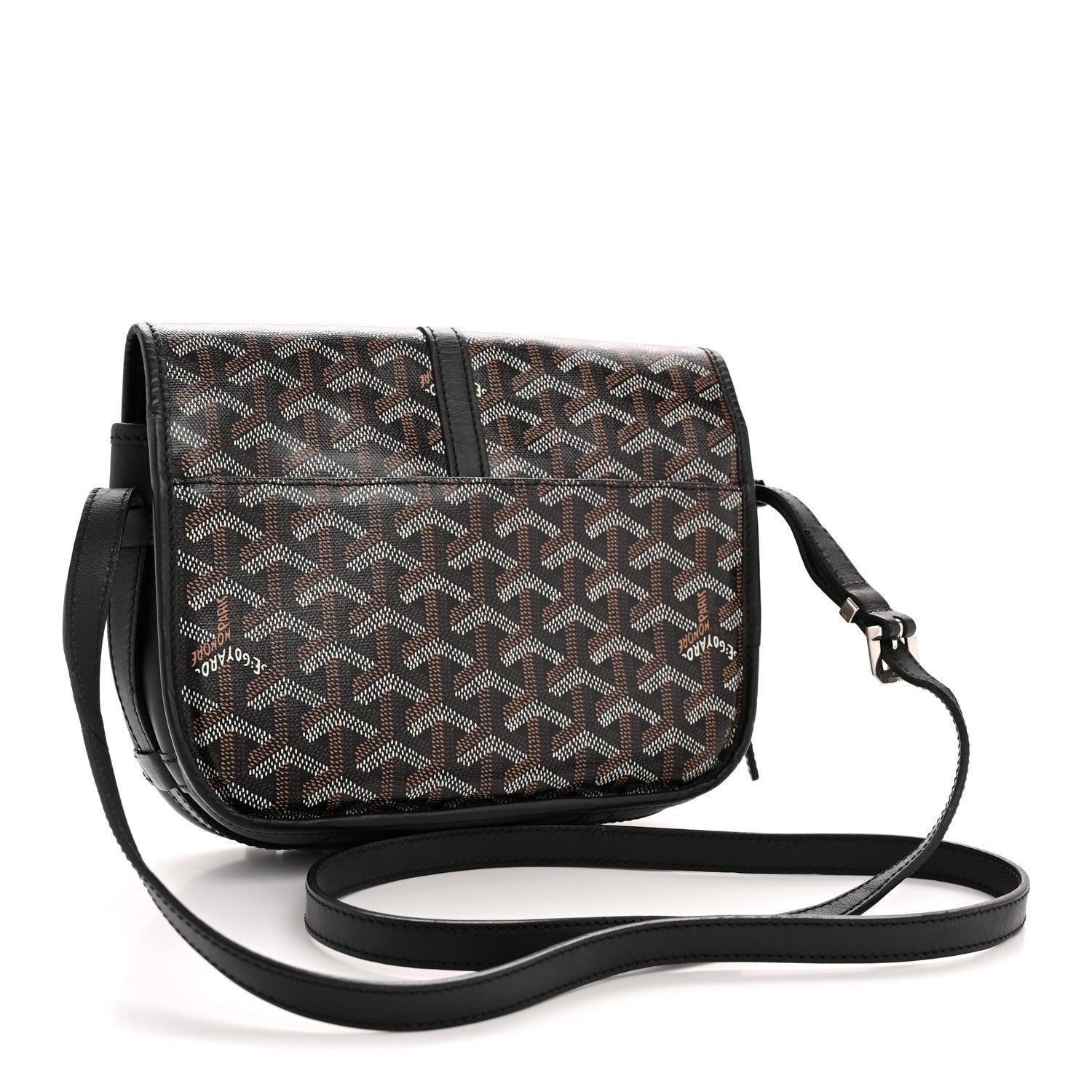 Goyard Belvedere PM Messenger Bag in Black Goyardine