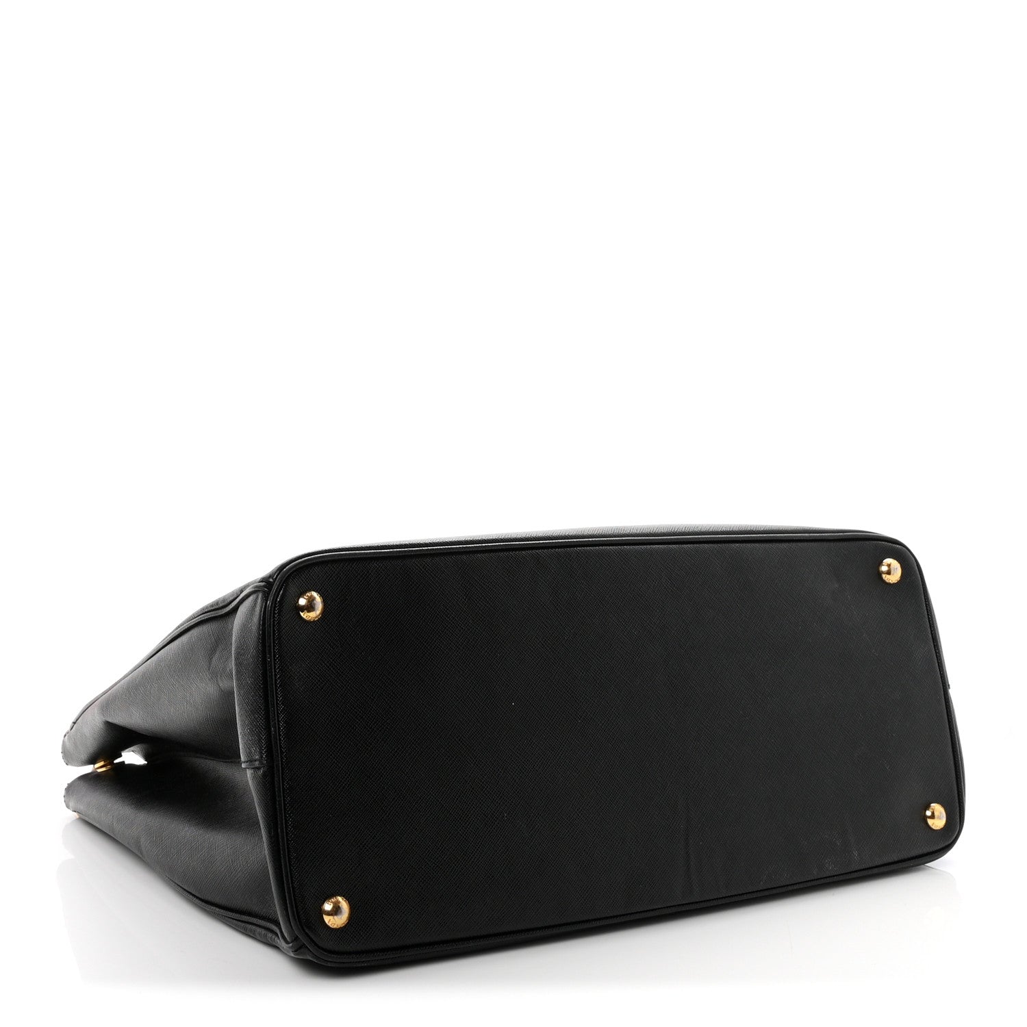 Prada Saffiano Lux Extra Large Galleria Double Zip Tote Black