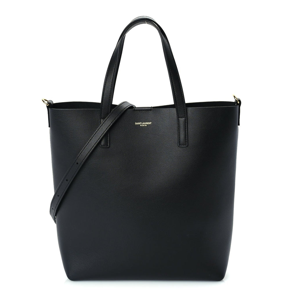 Saint Laurent Calfskin Toy Shopping Tote Black