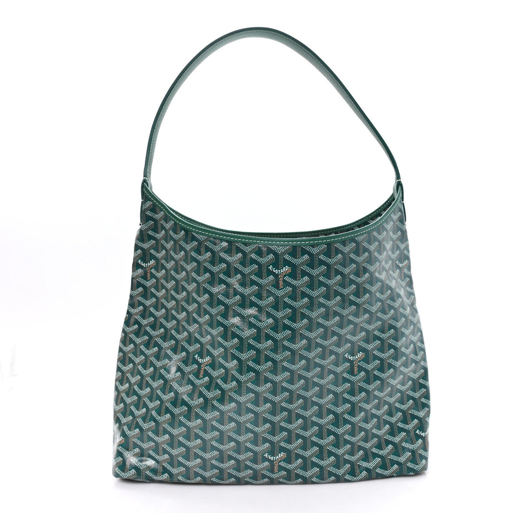Goyard Goyardine Boheme Hobo Green front view