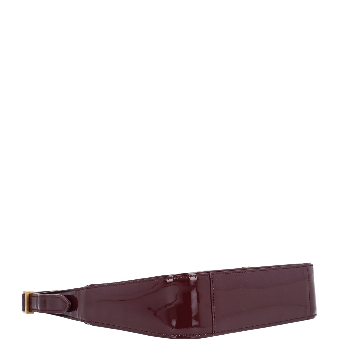 Saint Laurent Patent Le 5 A 7 Hobo Bordeaux
