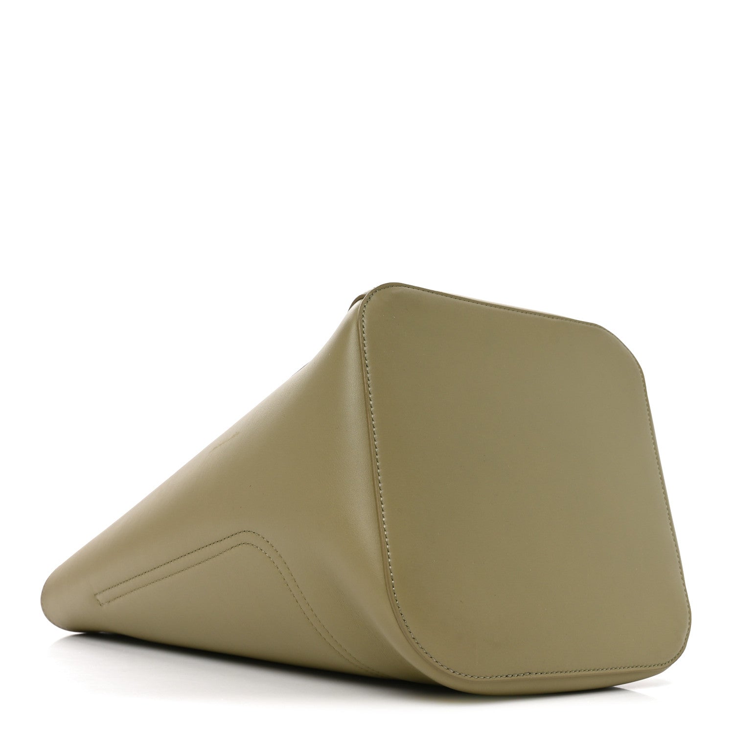 Loewe Smooth Calfskin Medium Pebble Bucket Bag Eucalyptus