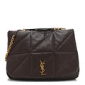 Saint Laurent Lambskin Matelasse Monogram Large Jamie 4.3 Dark Sweet Chocolate