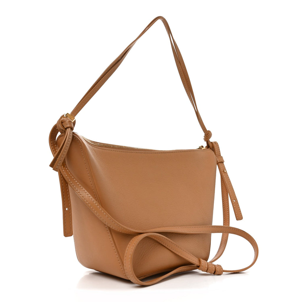 Loewe Calfskin Mini Hammock Hobo Warm Desert