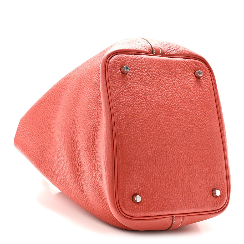 Hermès Taurillon Clemence Picotin Lock 22 MM MM Sanguine