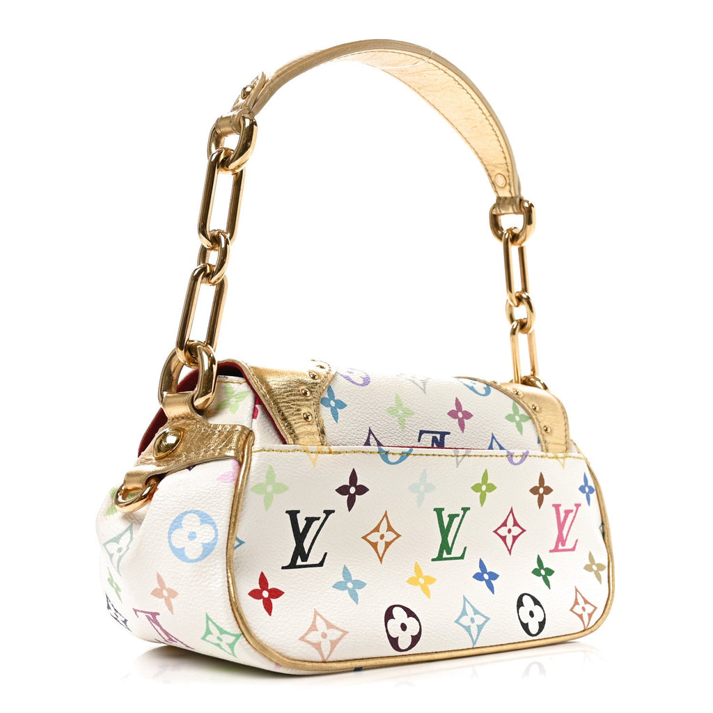 Louis Vuitton Monogram Multicolor Marilyn White Gold