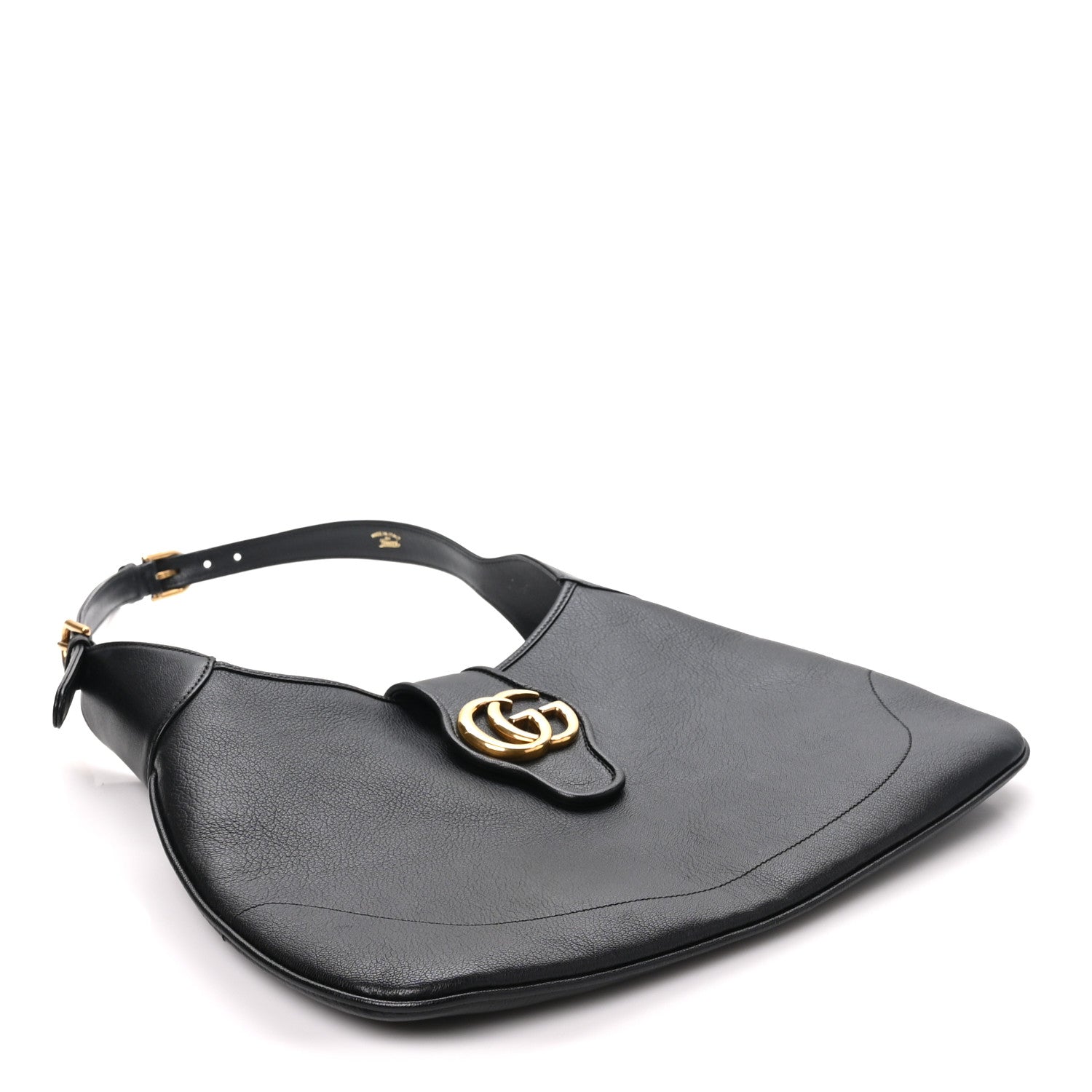 Gucci Goatskin Medium Aphrodite Shoulder Bag Black