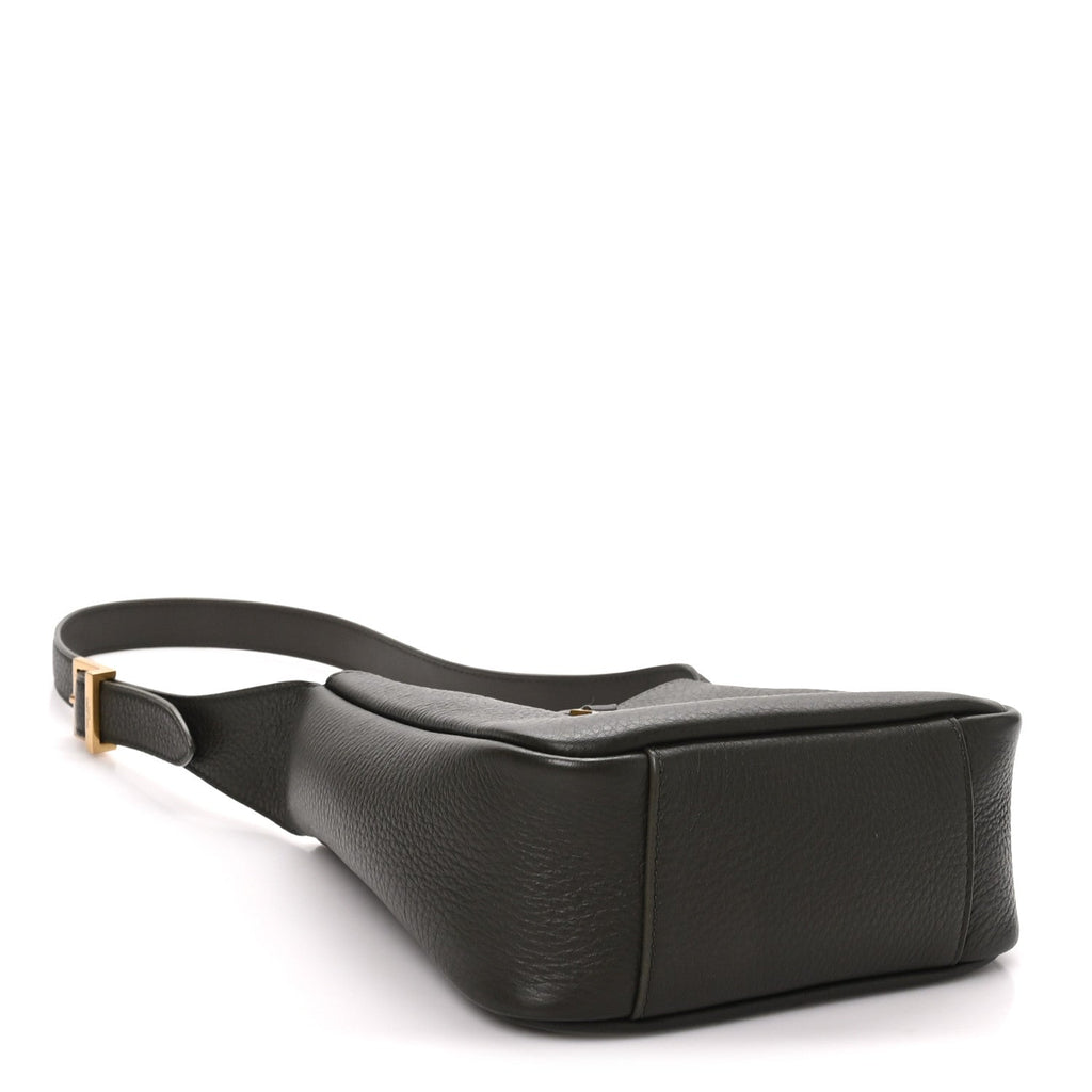 Saint Laurent Grained Deerskin Baby Supple Le 5 A 7 Hobo Light Musk