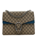 Gucci GG Supreme Monogram Medium Dionysus Shoulder Bag Blue
