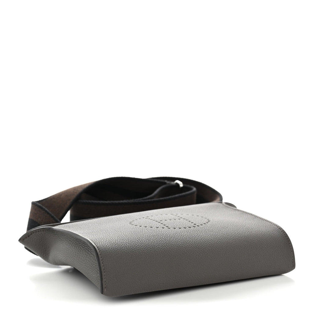 Hermès Togo Videpoches Etain Black Ebene