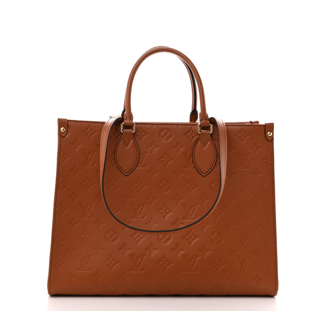 Louis Vuitton Empreinte Monogram Onthego MM Cognac