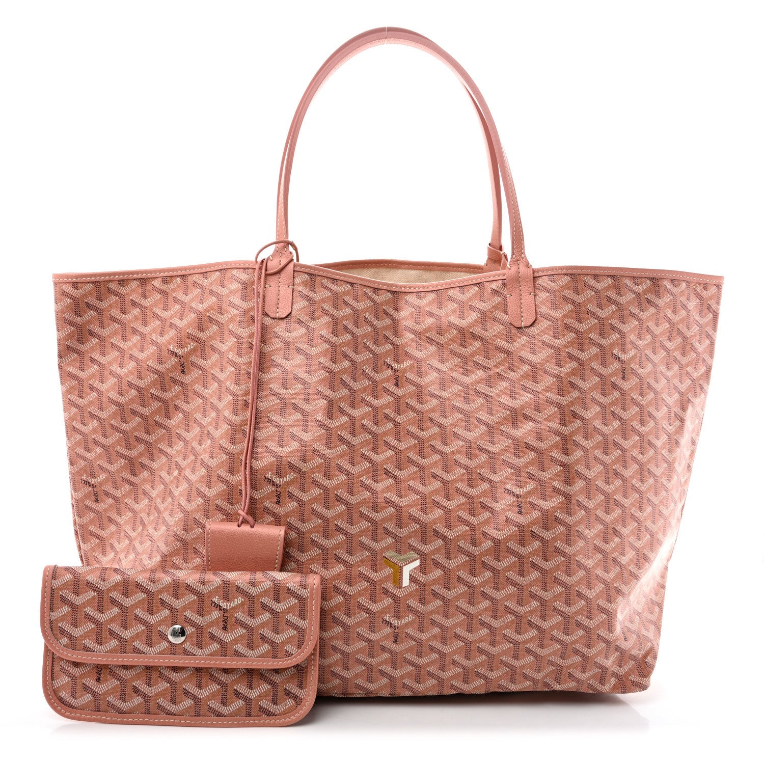 Goyard Iridescent Goyardine Saint Louis GM Pearly Coral