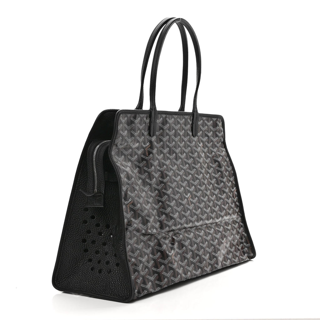 Goyard Hardy PM Bag in Black Goyardine