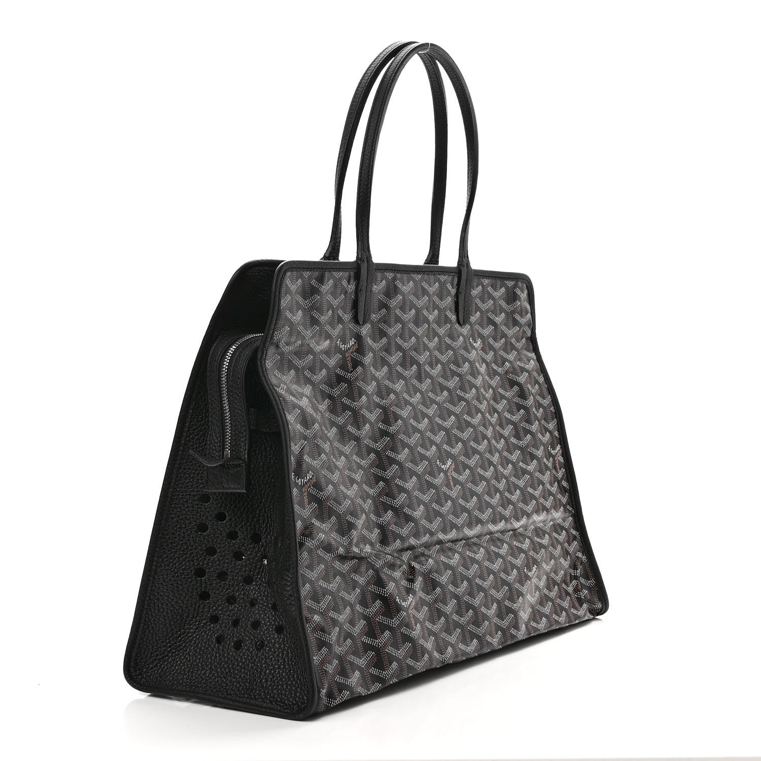 Goyard Hardy PM Bag in Black Goyardine