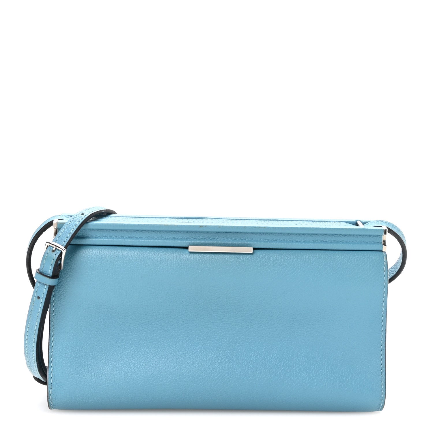 Hermès Evercolor Clic-H 21 Bleu Du Nord