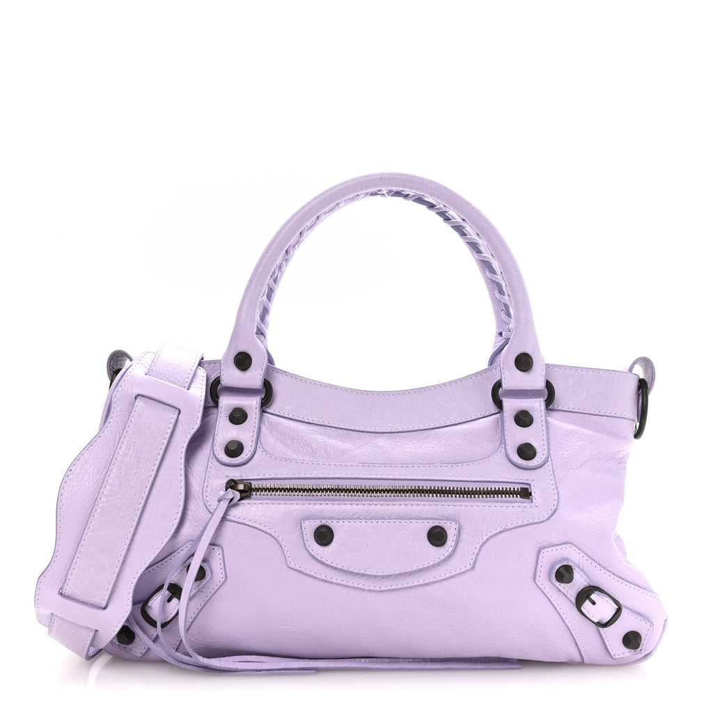 Balenciaga Agneau Arena Classic Hardware Le City First Bag Parma