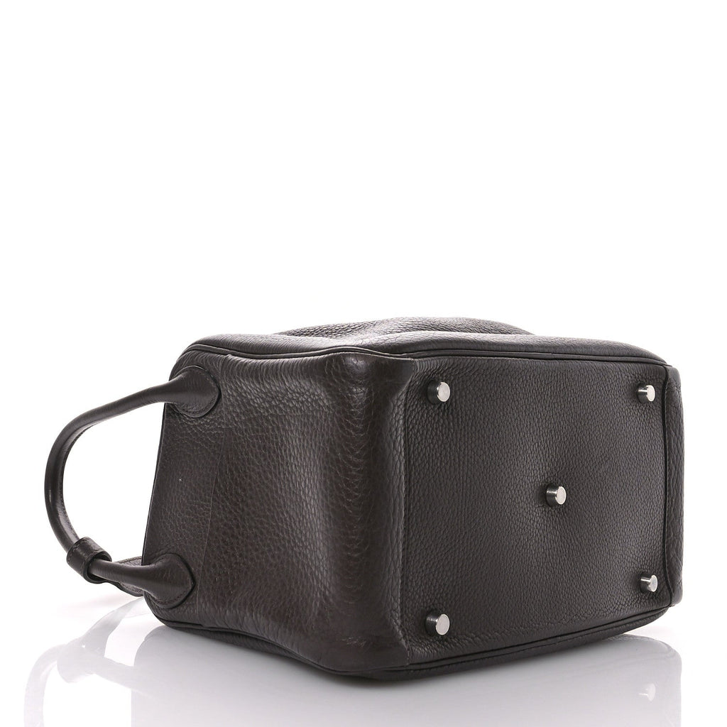 Hermès Taurillon Clemence Lindy 30 Chocolate