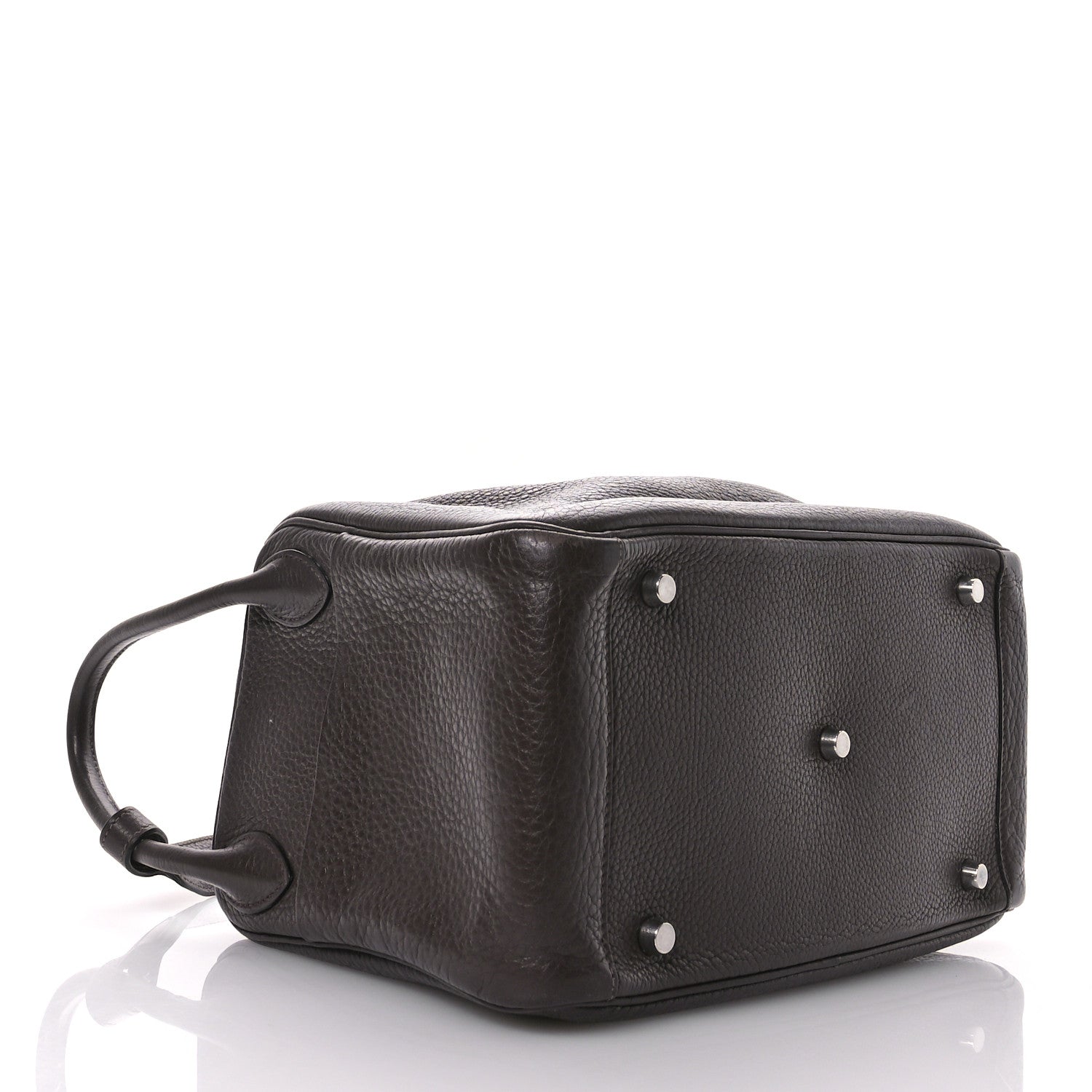 Hermès Taurillon Clemence Lindy 30 Chocolate