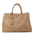 Prada Saffiano Lux Large Tote Sabbia