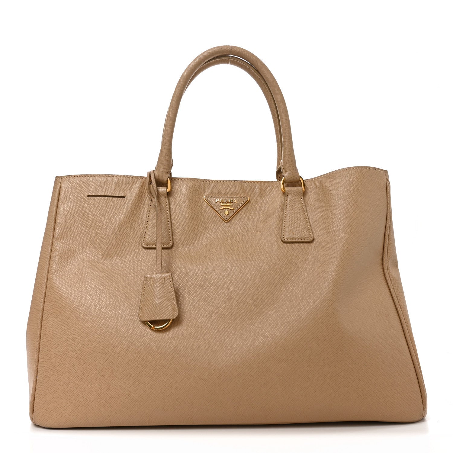 Prada Saffiano Lux Large Tote Sabbia