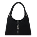 Gucci Monogram Jackie Shoulder Bag Black