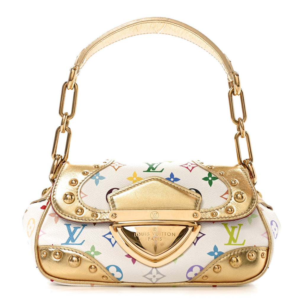Louis Vuitton Monogram Multicolor Marilyn White Gold