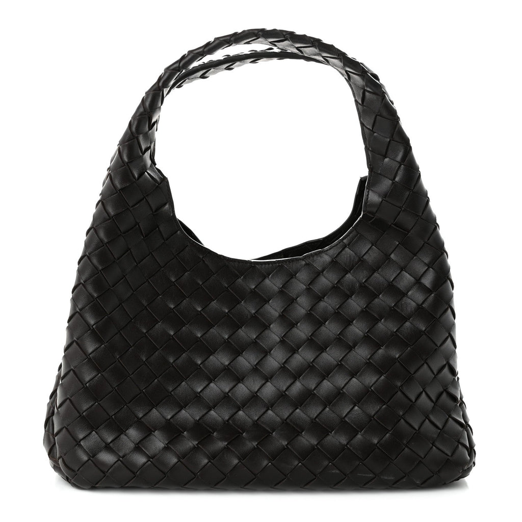 Bottega Veneta Nappa Intrecciato Medium Campana Shoulder Bag Fondant