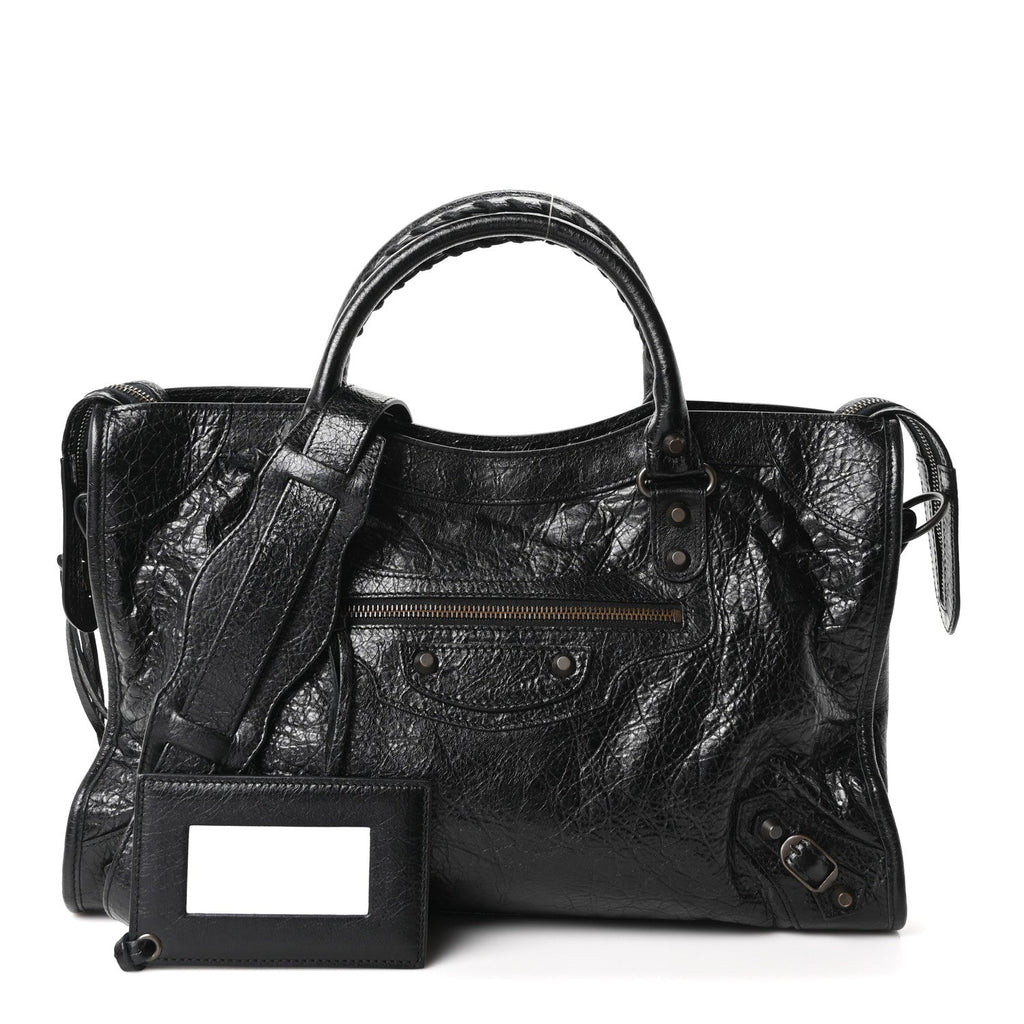 Balenciaga Agneau Classic Hardware City Black