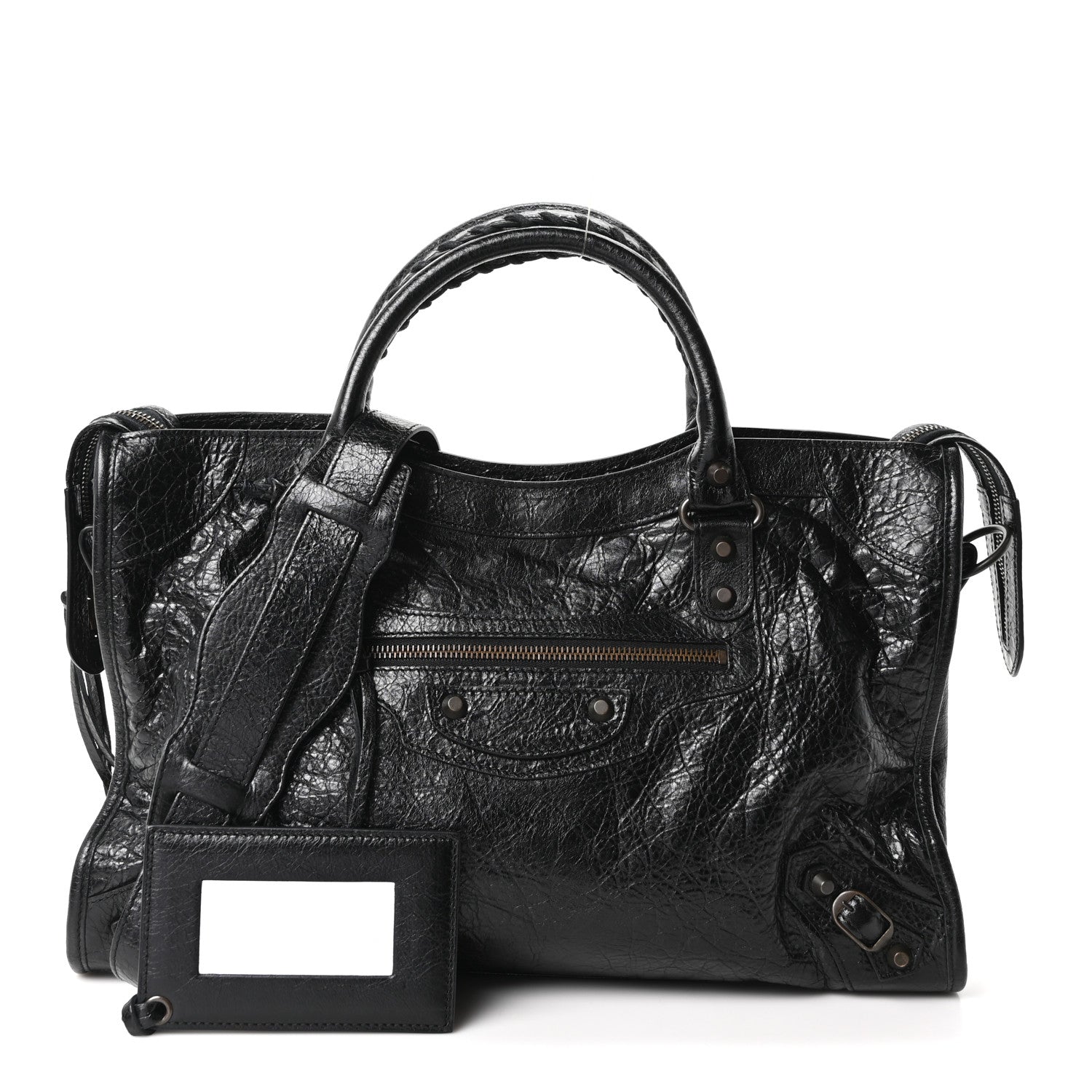 Balenciaga Agneau Classic Hardware City Black