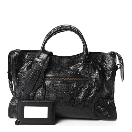 Balenciaga Agneau Classic Hardware City Black