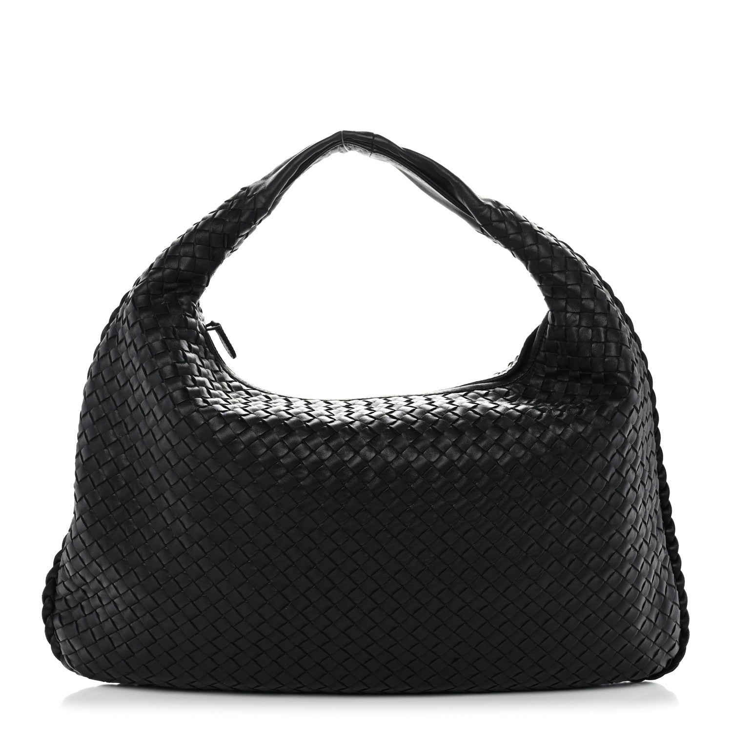 Bottega Veneta Nappa Intrecciato Large Veneta Hobo Black