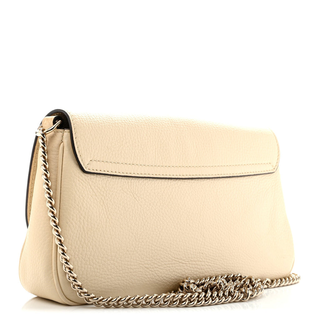 Gucci Cellarius Calfskin Medium Soho Flap Crossbody Ivoire