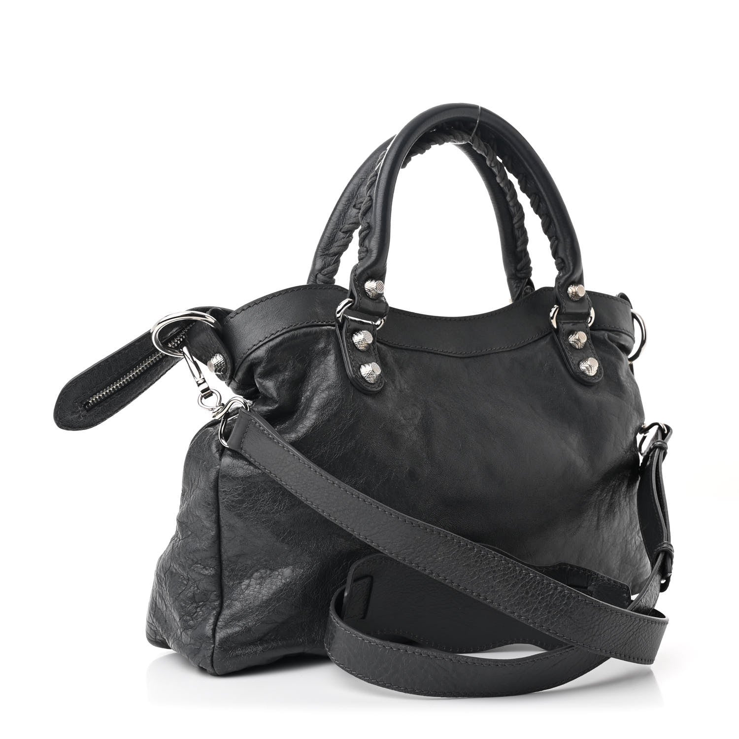 Balenciaga Agneau Giant 12 Silver Hardware Town Gris Fossile