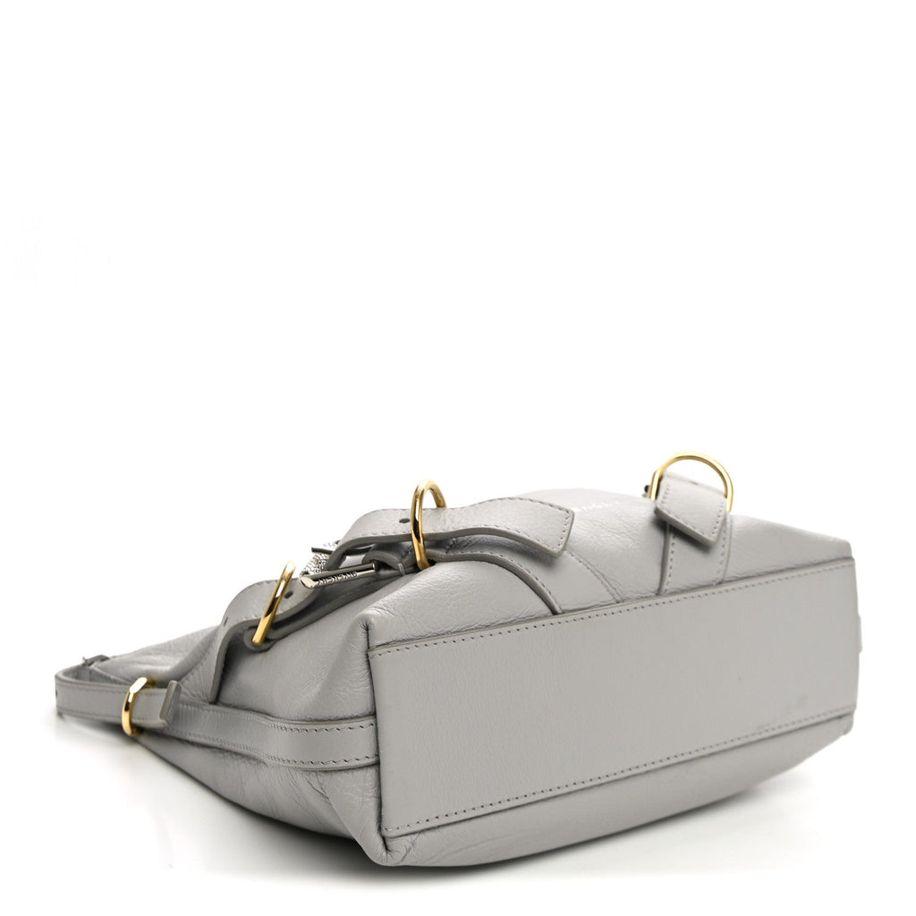 Givenchy Calfskin Small Voyou Bag Light Grey detail view