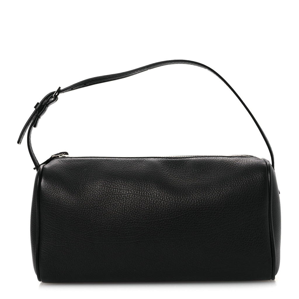 The Row Grained Calfskin 90's Bag Black