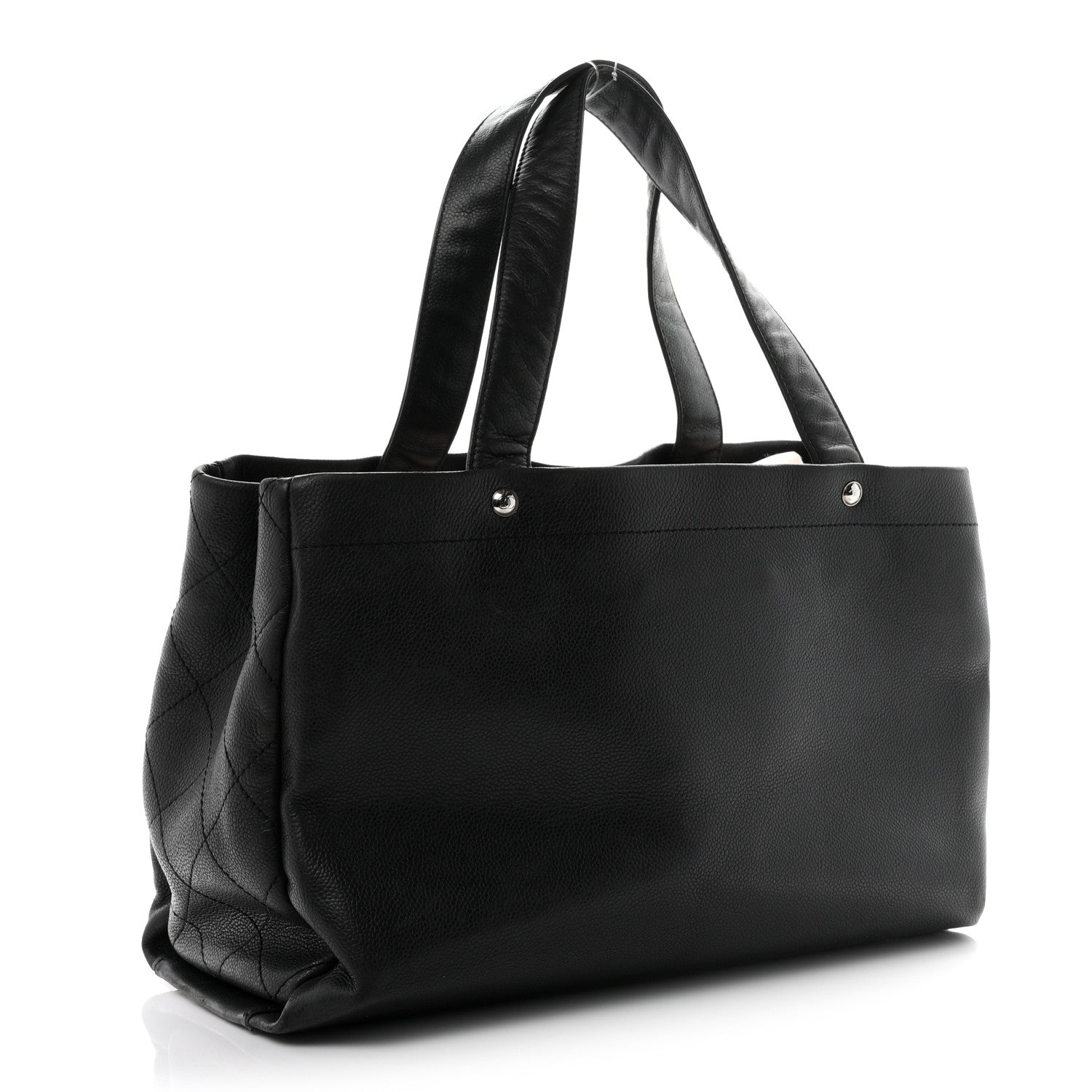Chanel Caviar Executive Cerf Shopper Tote Black
