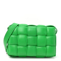 Bottega Veneta Nappa Maxi Intreccio Padded Cassette Crossbody Bag Parakeet