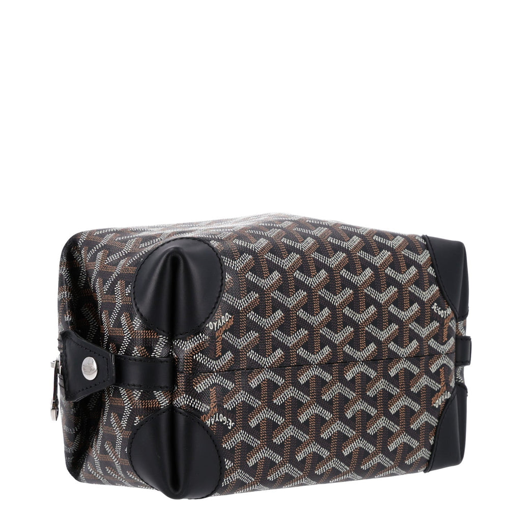 Goyard Goyardine Boeing 25 Trousse de Toilette Black