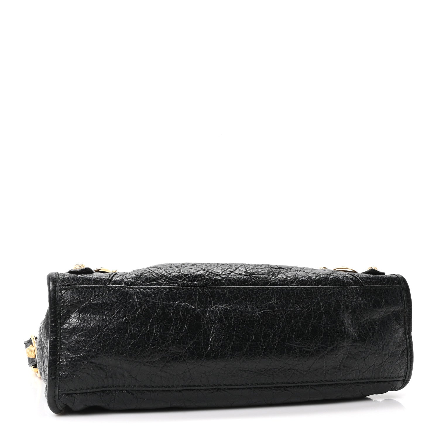Balenciaga Agneau Giant 12 Gold Hardware S City Black