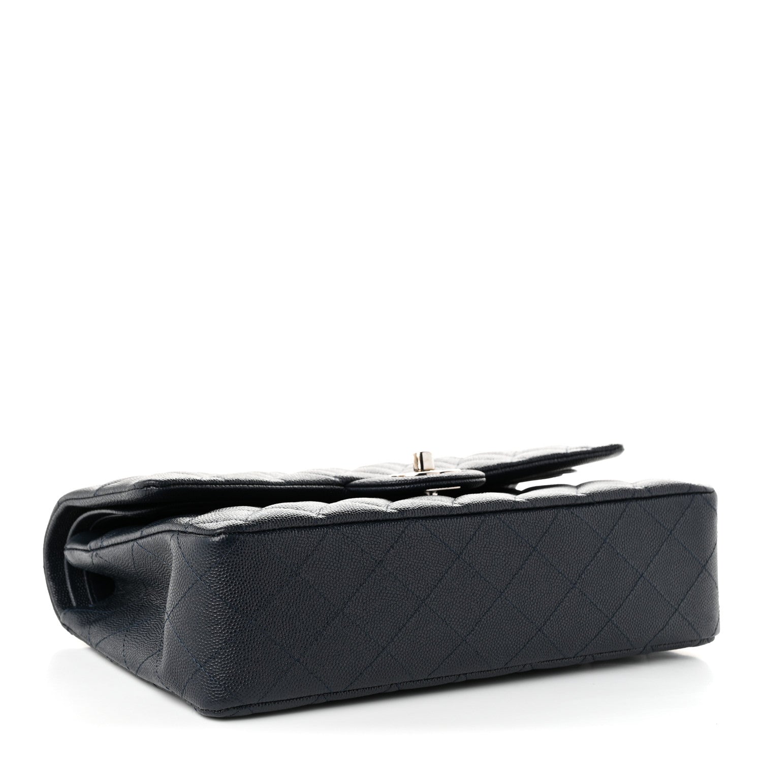Chanel Caviar Quilted Medium Double Flap Navy