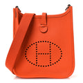 Hermès Taurillon Clemence Evelyne TPM Orange