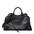 Balenciaga Grained Calfskin Neo Classic Black Hardware S City Black