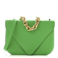 Bottega Veneta Calfskin Mount Envelope Bag Parakeet