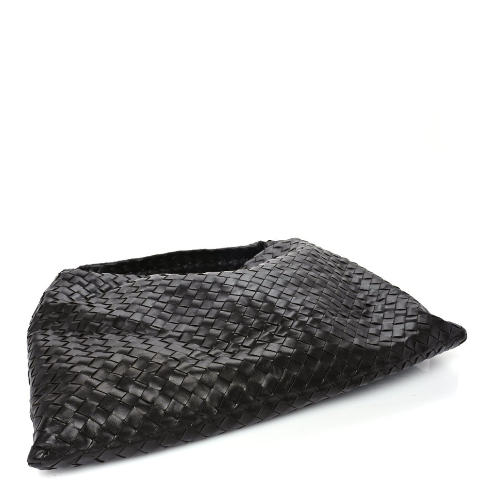 Bottega Veneta Calfskin Intrecciato Large Hop Fondant