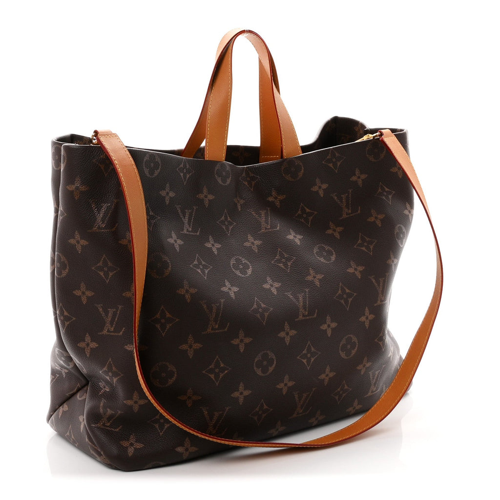 Louis Vuitton Calfskin Monogram Shopper Tote MM