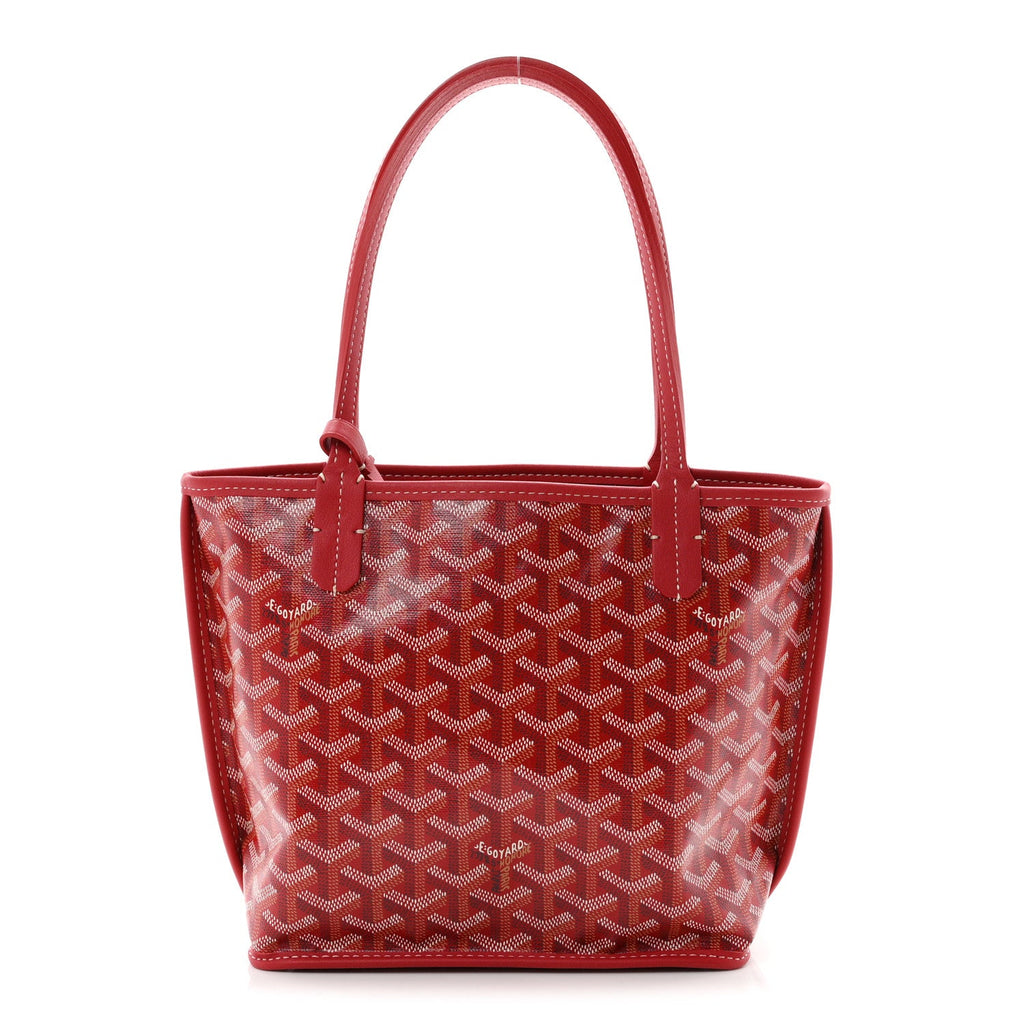 Goyard Goyardine Reversible Mini Anjou Red