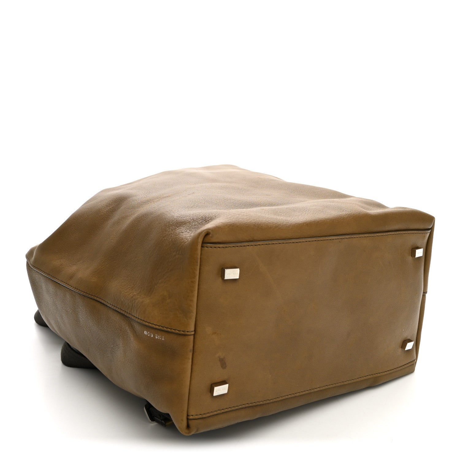 The Row Saddle Calfskin Backpack 11 Muschio