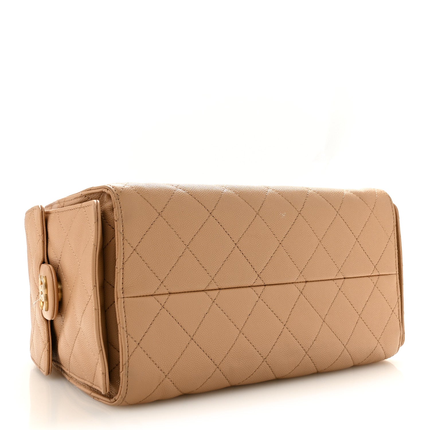 Chanel Caviar Quilted Small Chanel 25 Handbag Beige