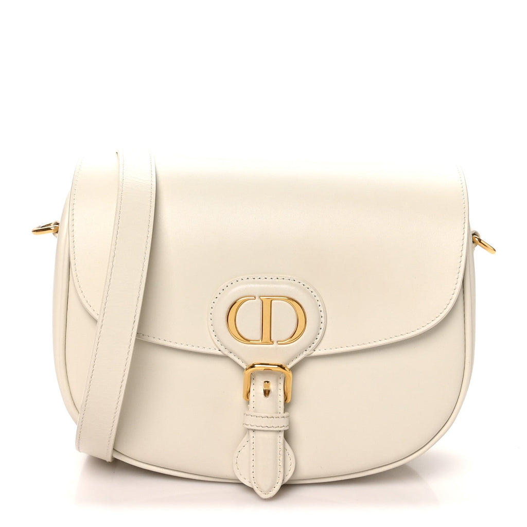 Dior Box Calfskin Medium Bobby Flap Latte